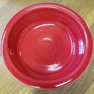 Fiesta large vegetable bowl in Scarlet!